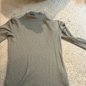 rag & bone Gray Turtleneck Top